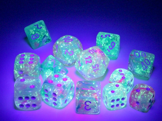 Nebula 12mm D6 Dice Block - Luminary Wisteria white Dice Block