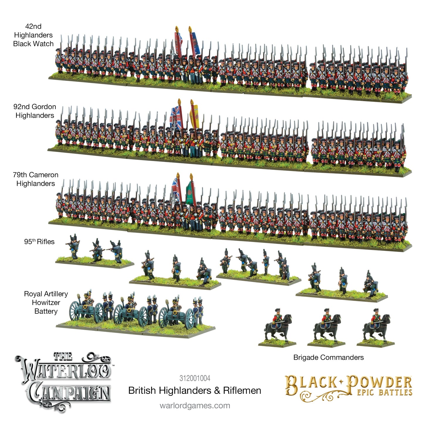BP Epic Battles: Waterloo - British Highlanders & Riflemen
