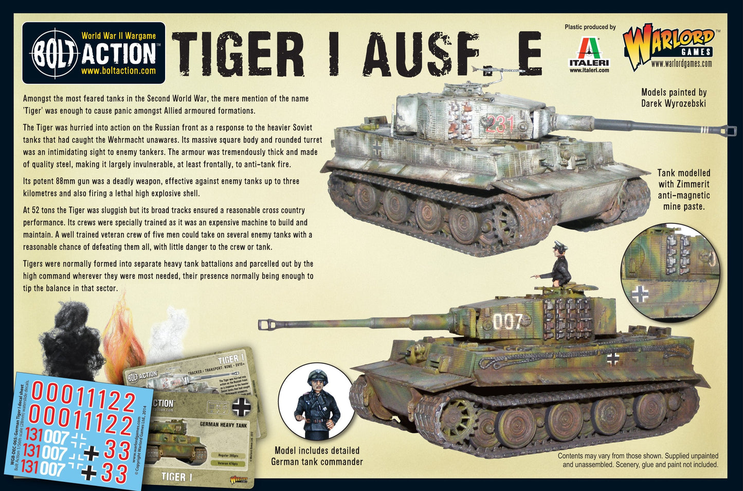 Tiger I Ausf. E heavy tank (plastic)