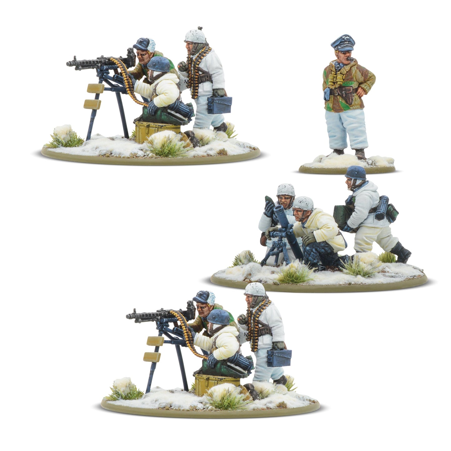 German Fallschirmjager Winter Heavy Weapons Platoon