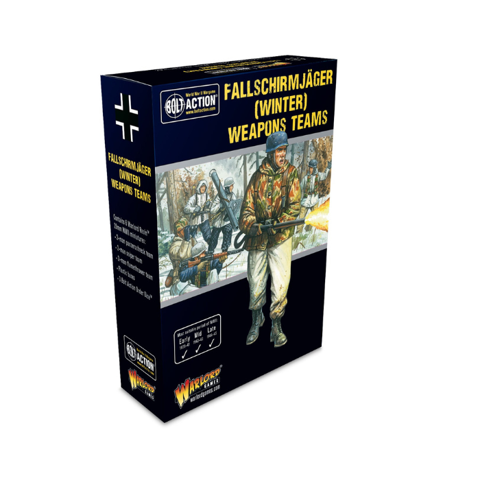 German Fallschirmjager Winter Weapons Teams