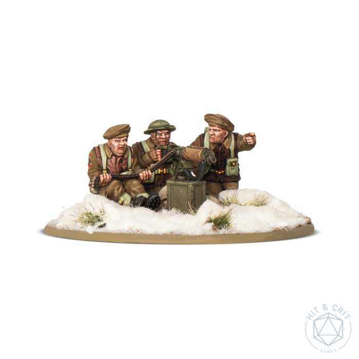 British & Canadian infantry (winter) medium machine gun team