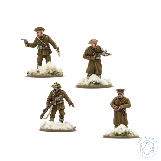 British & Canadian infantry (winter) platoon commanders