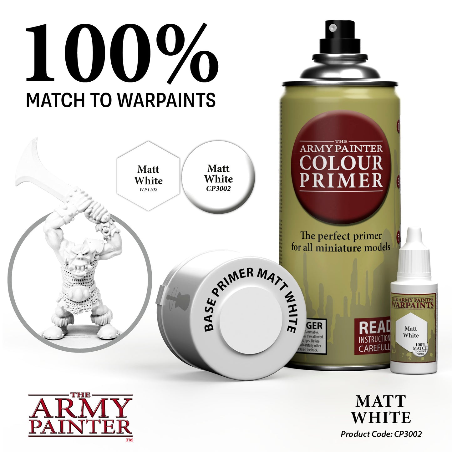 The Army Painter Matt White Spray Primer