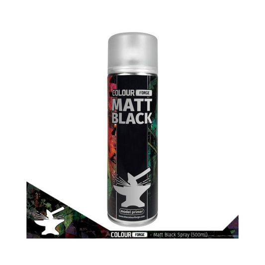 Colour Forge Spray: Matt Black