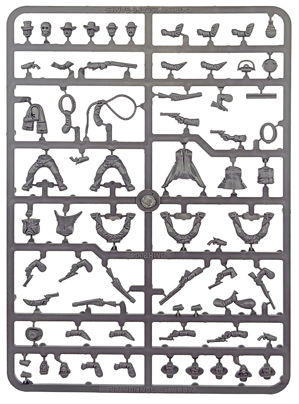 Dead Man’s Hand Plastic Mounted Gunfighters