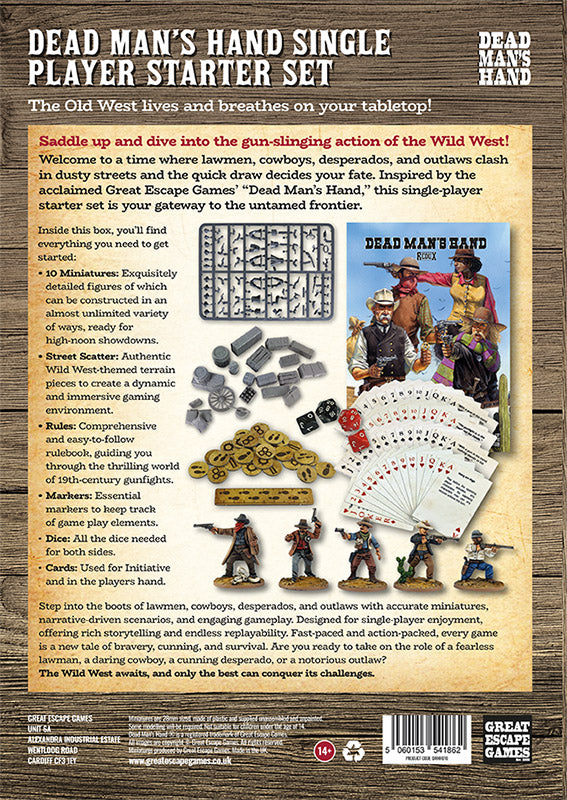 Dead Man's Hand REDUX 1-Player Gunslinger Set