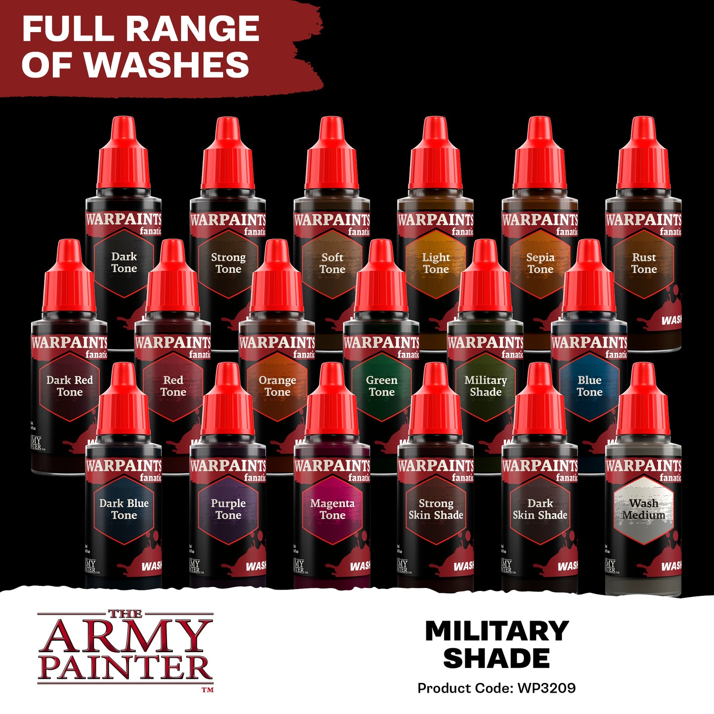 Warpaints Fanatic Wash: Military Shade