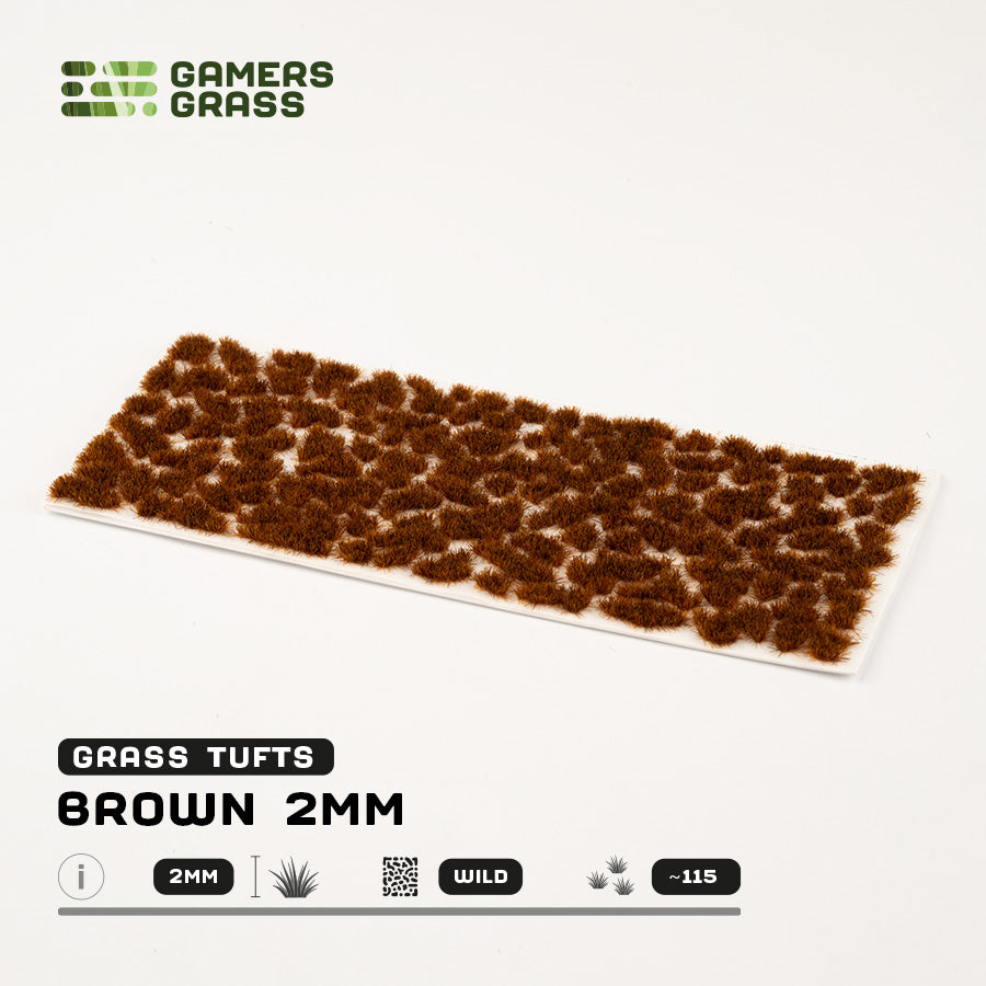 Gamer's Grass Brown 2mm Tufts Wild