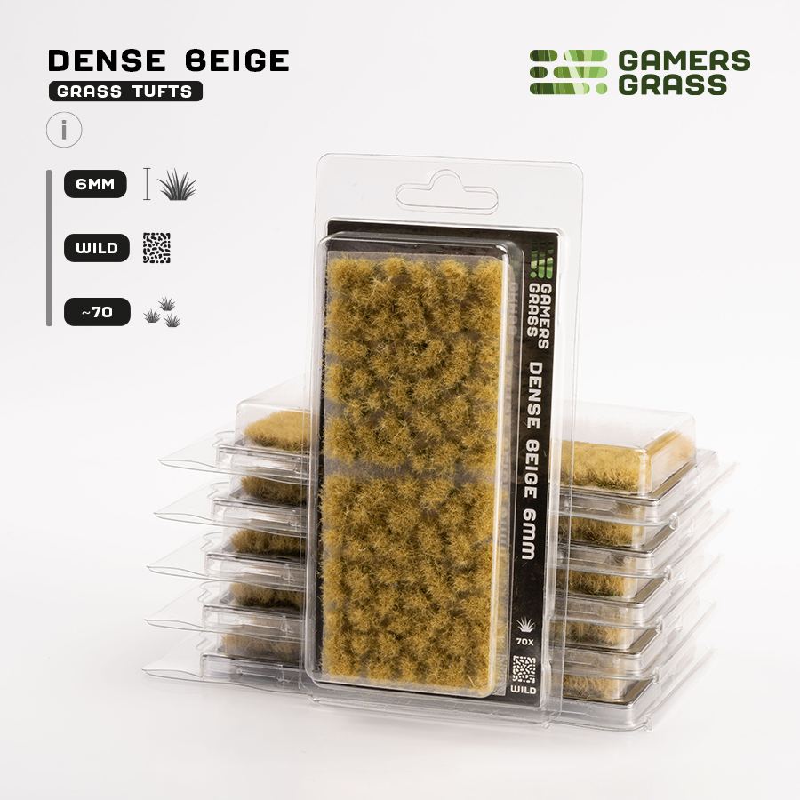 Gamer's Grass Dense Beige Tufts 6mm