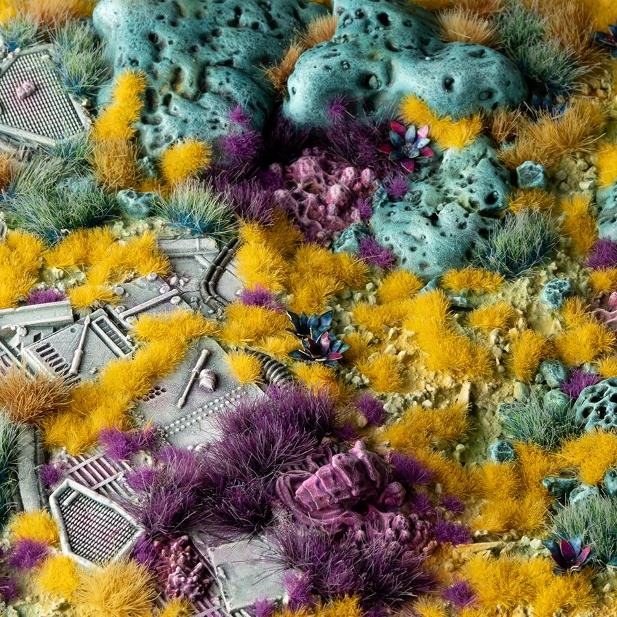 Gamer's Grass Golden Yellow 2mm Tufts Wild