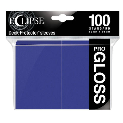 Eclipse Gloss Standard Sleeves 100 Pack - Royal Purple