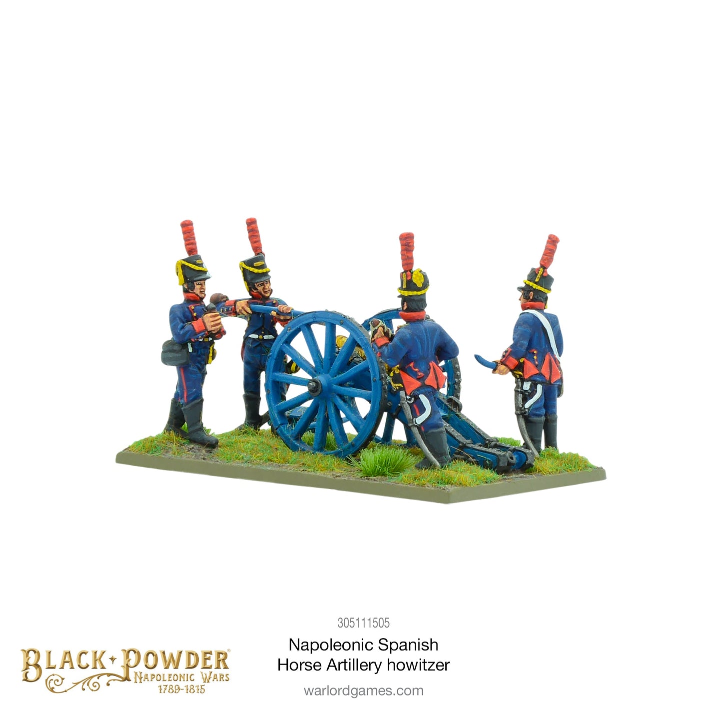 Napoleonic Spanish Horse Artillery with Howitzer