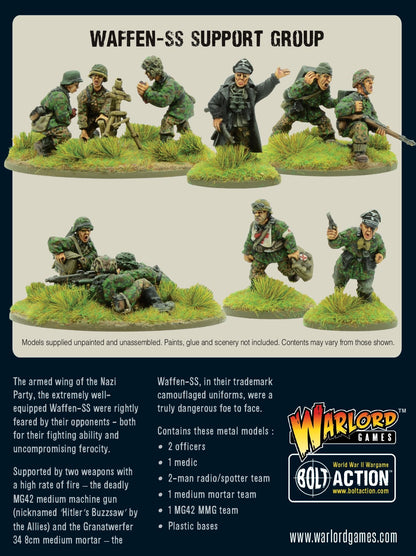 Waffen-SS Support Group (HQ, Mortar & MMG)