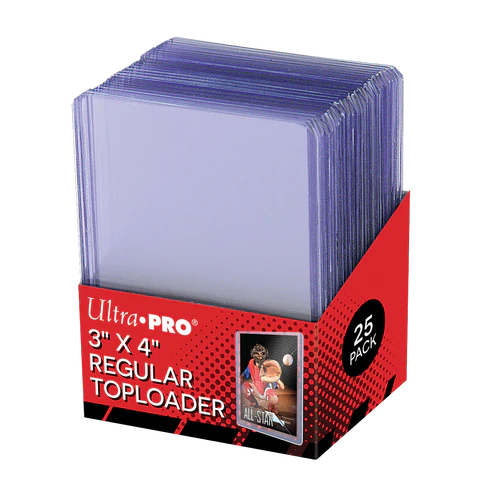 Ultra Pro - 3 x 4 Inch Toploaders Clear 25 Pack