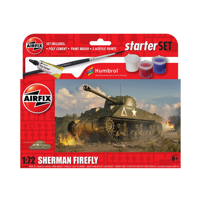 Airfix 1:72 Sherman Firefly Starter Set