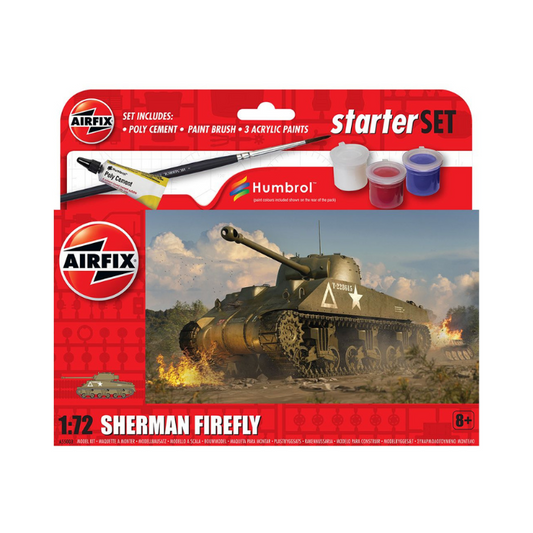 Airfix 1:72 Sherman Firefly Starter Set