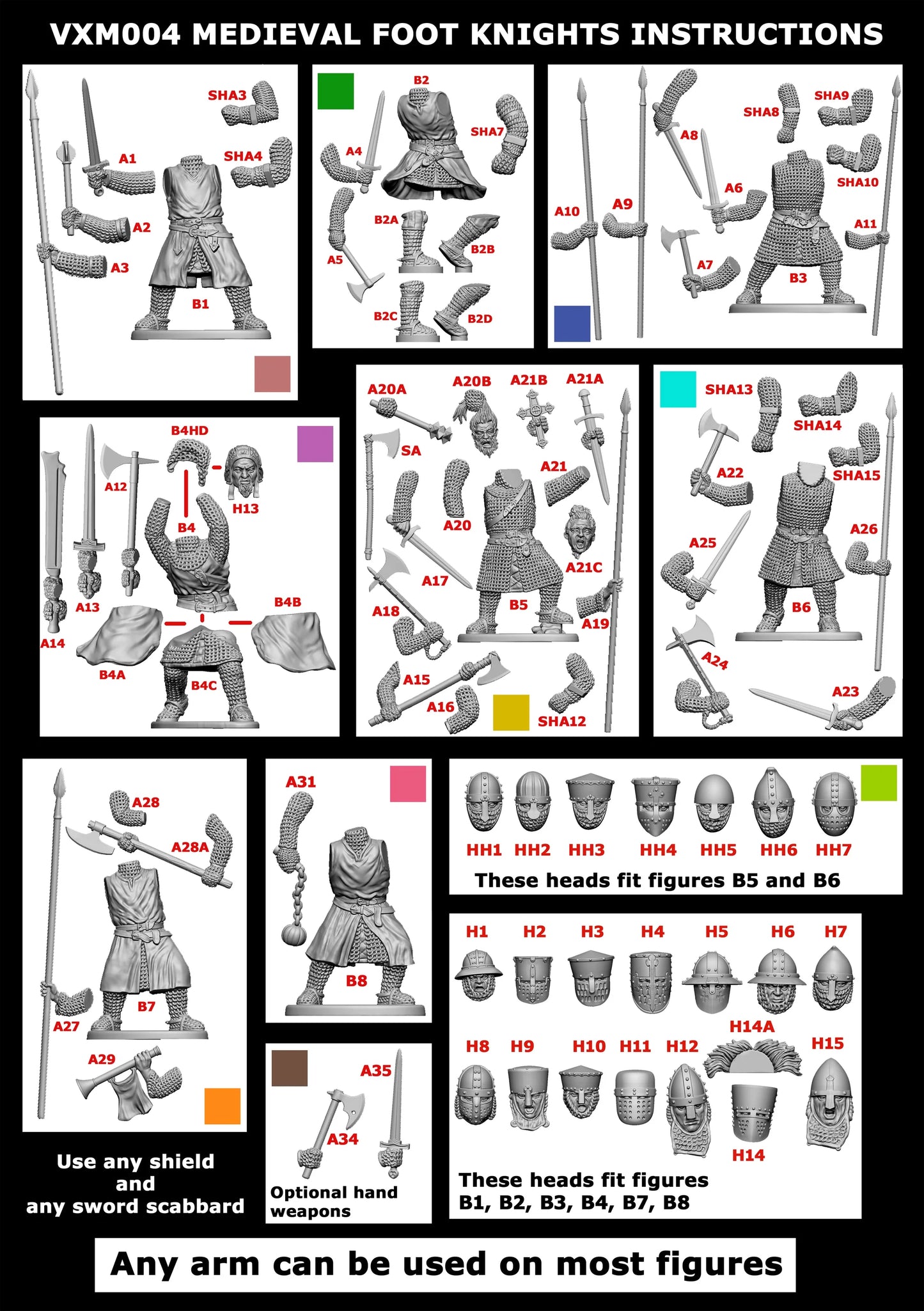 Medieval Foot Knights