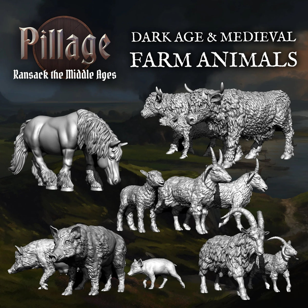 Medieval Farm Animals