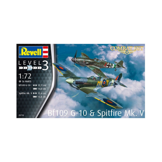 Revell 1:72 Bf109 G-10 & Spitfire Model Set