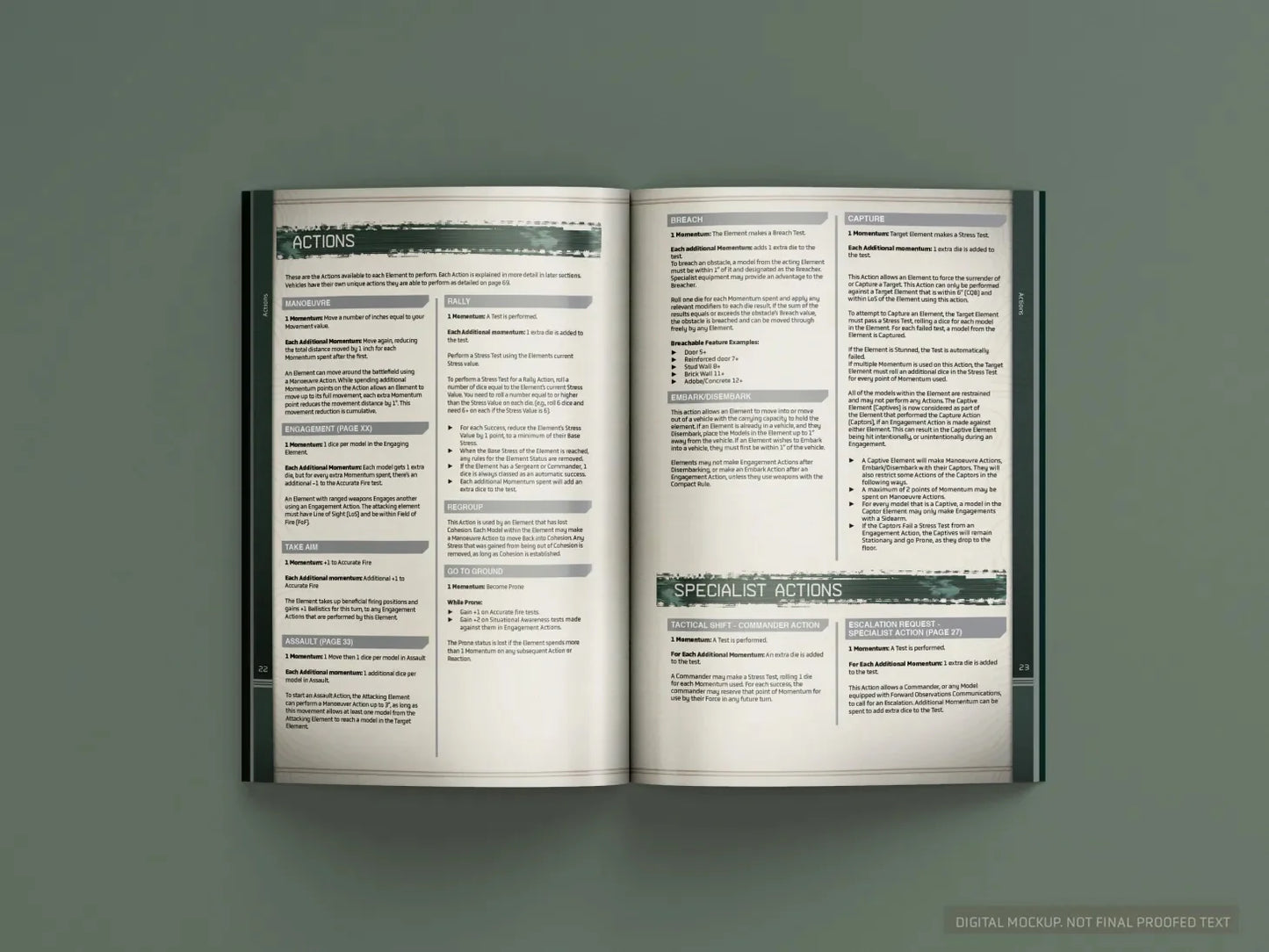 Spectre: Operations: Revised Edition