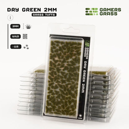 Gamer's Grass Dry Green 2mm Tufts Wild